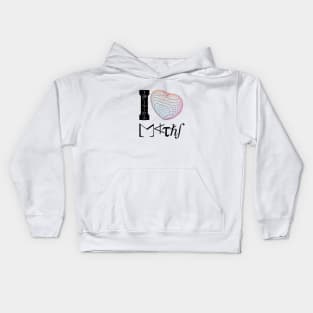 I (love) Maths Kids Hoodie